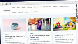 Publish Guest Post on cegen.org