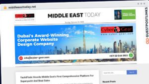 Publish Guest Post on middleeasttoday.net