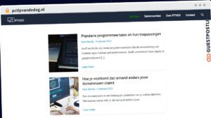 Publish Guest Post on pctipvandedag.nl