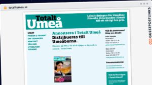 Publish Guest Post on totaltumea.se