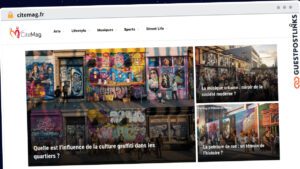 Publish Guest Post on citemag.fr
