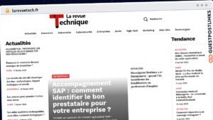 Publish Guest Post on larevuetech.fr