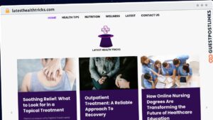 Publish Guest Post on latesthealthtricks.com