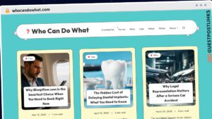 Publish Guest Post on whocandowhat.com