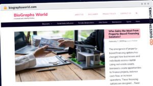 Publish Guest Post on biographsworld.com