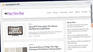 Publish Guest Post on oneviewpost.com