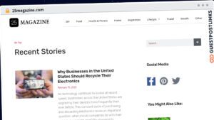 Publish Guest Post on 25magazine.com