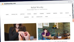 Publish Guest Post on beliefworthy.com