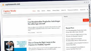 Publish Guest Post on captionwords.com