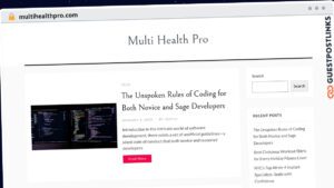 Publish Guest Post on multihealthpro.com