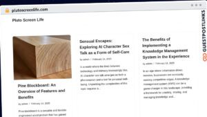 Publish Guest Post on plutoscreenlife.com