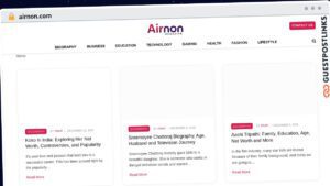 Publish Guest Post on airnon.com