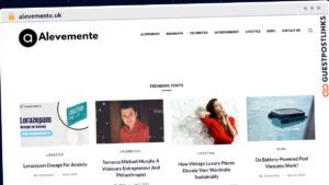 Publish Guest Post on alevemente.uk