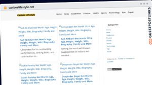 Publish Guest Post on canbeelifestyle.net