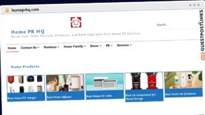 Publish Guest Post on homeprhq.com