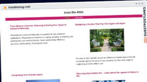Publish Guest Post on instabiomsg.com