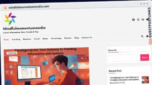 Publish Guest Post on mindfulmomentummedia.com