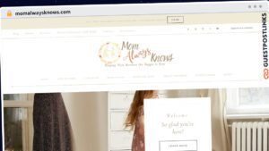 Publish Guest Post on momalwaysknows.com