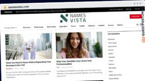 Publish Guest Post on namesvista.com