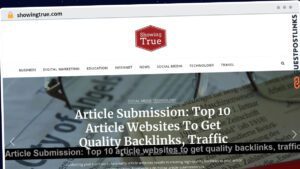Publish Guest Post on showingtrue.com