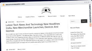 Publish Guest Post on soccerscorescenter.com