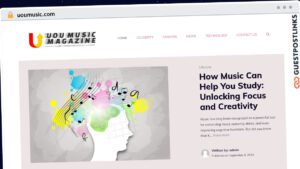 Publish Guest Post on uoumusic.com