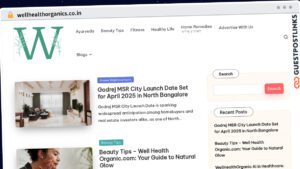 Publish Guest Post on wellhealthorganics.co.in