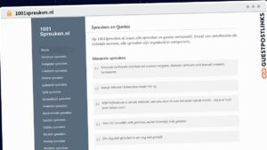 Publish Guest Post on 1001spreuken.nl