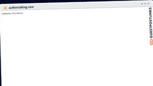 Publish Guest Post on authortalking.com