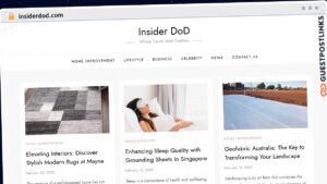 Publish Guest Post on insiderdod.com