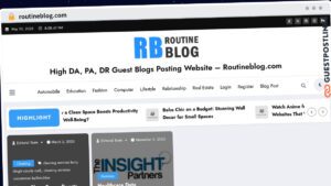 Publish Guest Post on routineblog.com