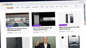 Publish Guest Post on tuaw.com