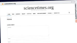 Publish Guest Post on sciencetimes.org
