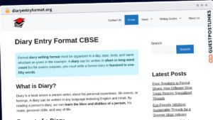 Publish Guest Post on diaryentryformat.org
