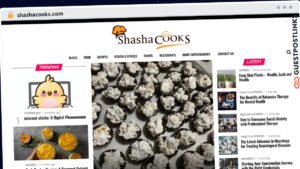 Publish Guest Post on shashacooks.com