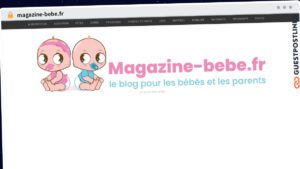 Publish Guest Post on magazine-bebe.fr