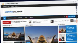Publish Guest Post on weeklydecider.com
