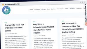 Publish Guest Post on animalsweeble.net