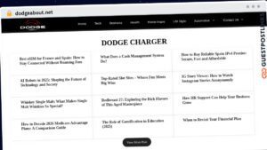 Publish Guest Post on dodgeabout.net