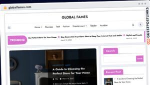 Publish Guest Post on globalfames.com