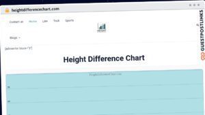 Publish Guest Post on heightdifferencechart.com