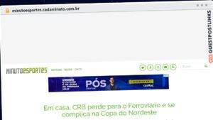 Publish Guest Post on minutoesportes.cadaminuto.com.br