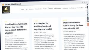 Publish Guest Post on networthheights.net
