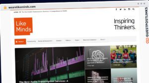 Publish Guest Post on wearelikeminds.com