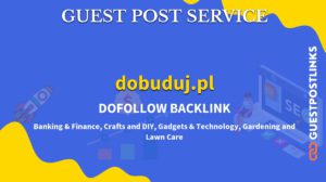 Buy Guest Post on dobuduj.pl