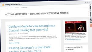 Publish Guest Post on acting-auditions.org