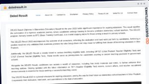 Publish Guest Post on deledresult.in