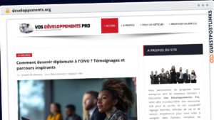 Publish Guest Post on developpements.org