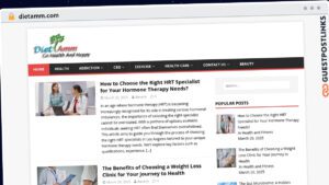 Publish Guest Post on dietamm.com