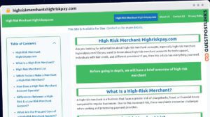 Publish Guest Post on highriskmerchantshighriskpay.com